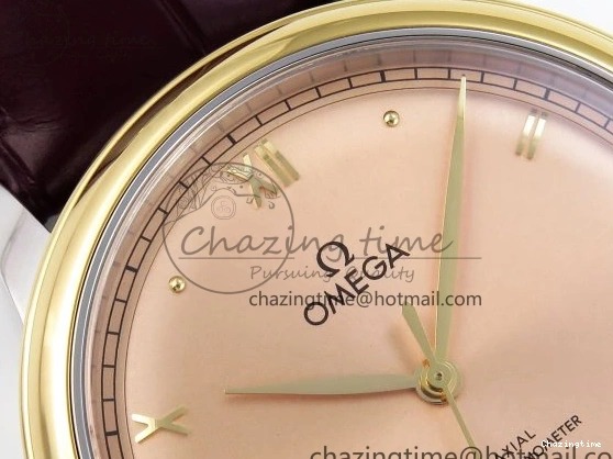 0415 De Ville Date YG MKF 1:1 Best Edition Brown Dial Roman Marker on Brown Leather Strap A OdorResistant 7751